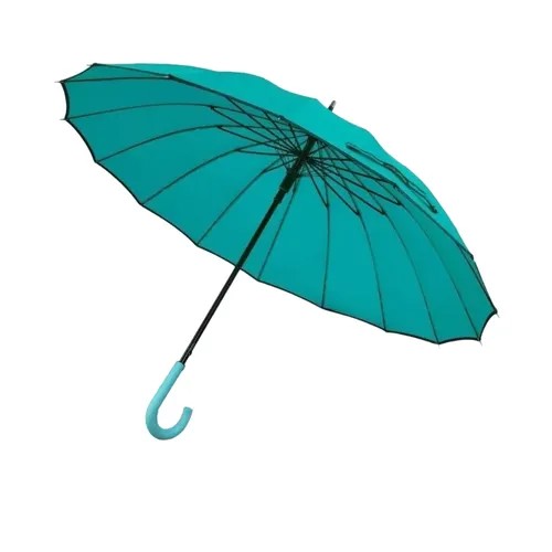 Зонт-трость бирюзовый