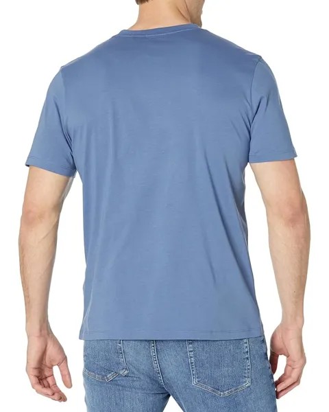 Футболка BOSS Decali Sprayed Logo Jersey T-Shirt, цвет California Blue
