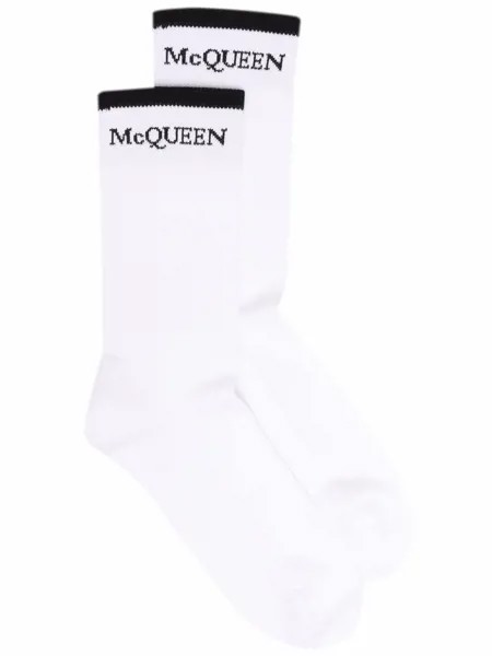 Alexander McQueen носки с логотипом