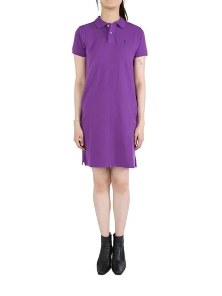 Polo Ralph Lauren мини-платье Polo Pony, фиолетовый