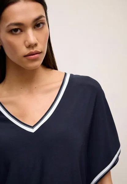 Футболка базовая V-NECK PETITE Next, цвет navy