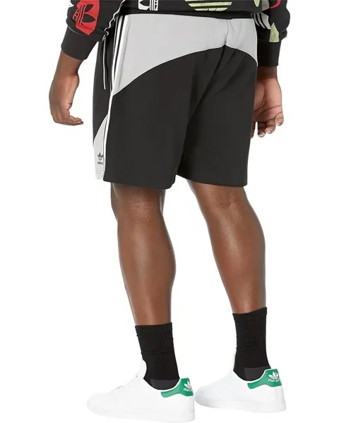 Шорты Adidas Superstar Fleece Shorts, черный/белый