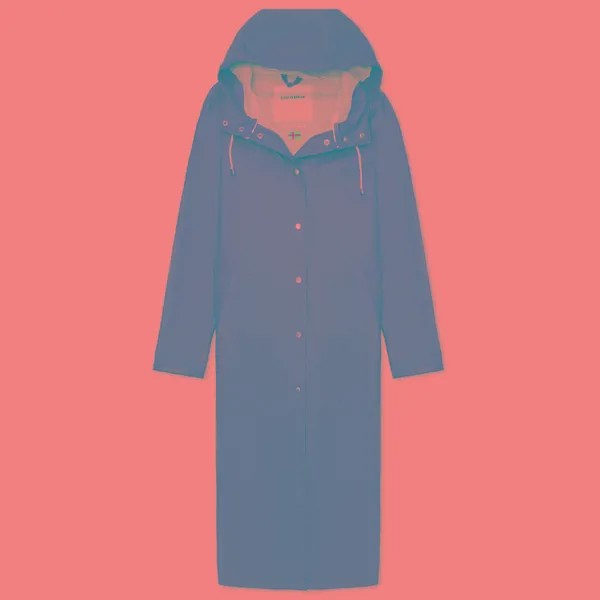 Женская куртка дождевик Stutterheim Mosebacke Long Print коричневый, Размер L