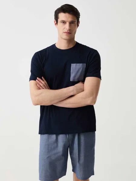 Короткая пижама с карманом Ovs, цвет dark blue