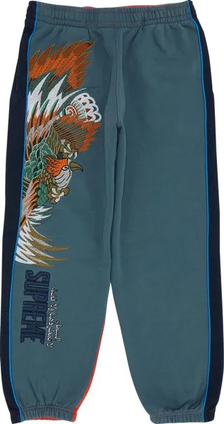 Спортивные брюки Supreme Falcon Sweatpant 'Slate', синий