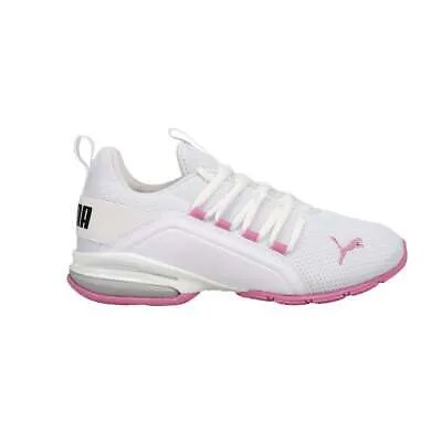 Puma Axelion Training Youth Girls Белые кроссовки Спортивная обувь 194285-11