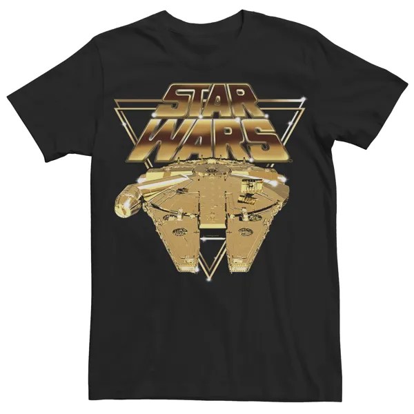 Мужская золотая футболка «Звездные войны. Эпизод 8» Licensed Character