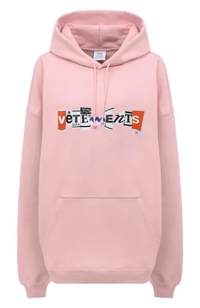 Хлопковое худи VETEMENTS