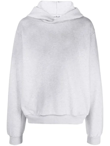 Худи с логотипом Acne Studios, серый