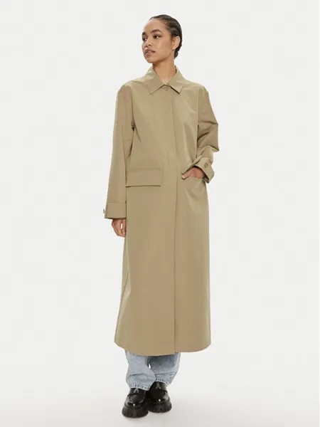 Пальто стандартного кроя Calvin Klein, бежевый
