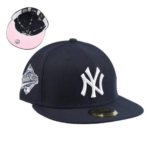 Мужская кепка New Era New York Yankees 1996 World Series Apple 59Fifty, темно-розовая