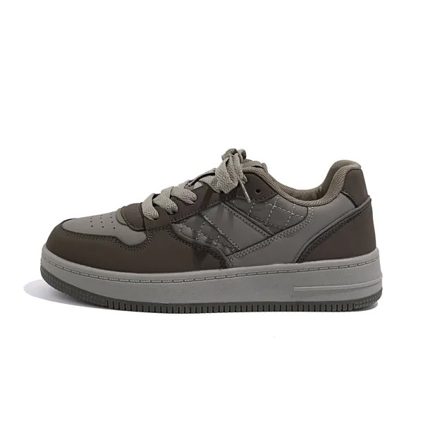 Кроссовки HUANQIU Skateboarding Shoes Women's Low-top Military Green, хаки