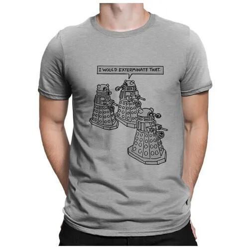 Футболка Design Heroes, размер 2XL, серый..