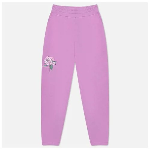 Брюки джоггеры  Woolrich, свободный силуэт, спортивный стиль, карманы, размер 102 / L, розовый
