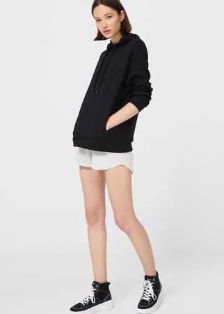 Stradivarius Базовое Худи Черный S