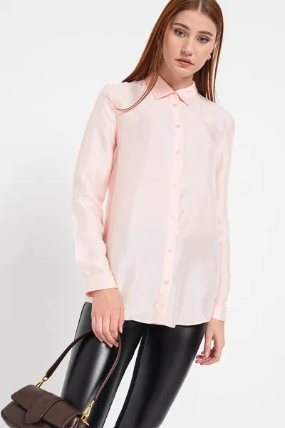 Классическая рубашка с воротником Armani Exchange, розовый