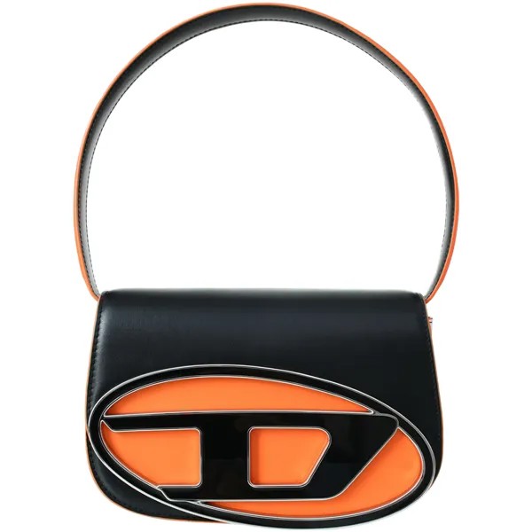 Кожаная сумка 1DR с металлическим логотипом