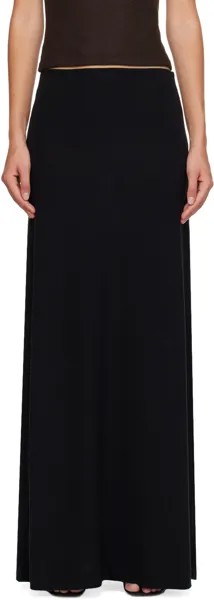 Черная длинная юбка Lauren Leset