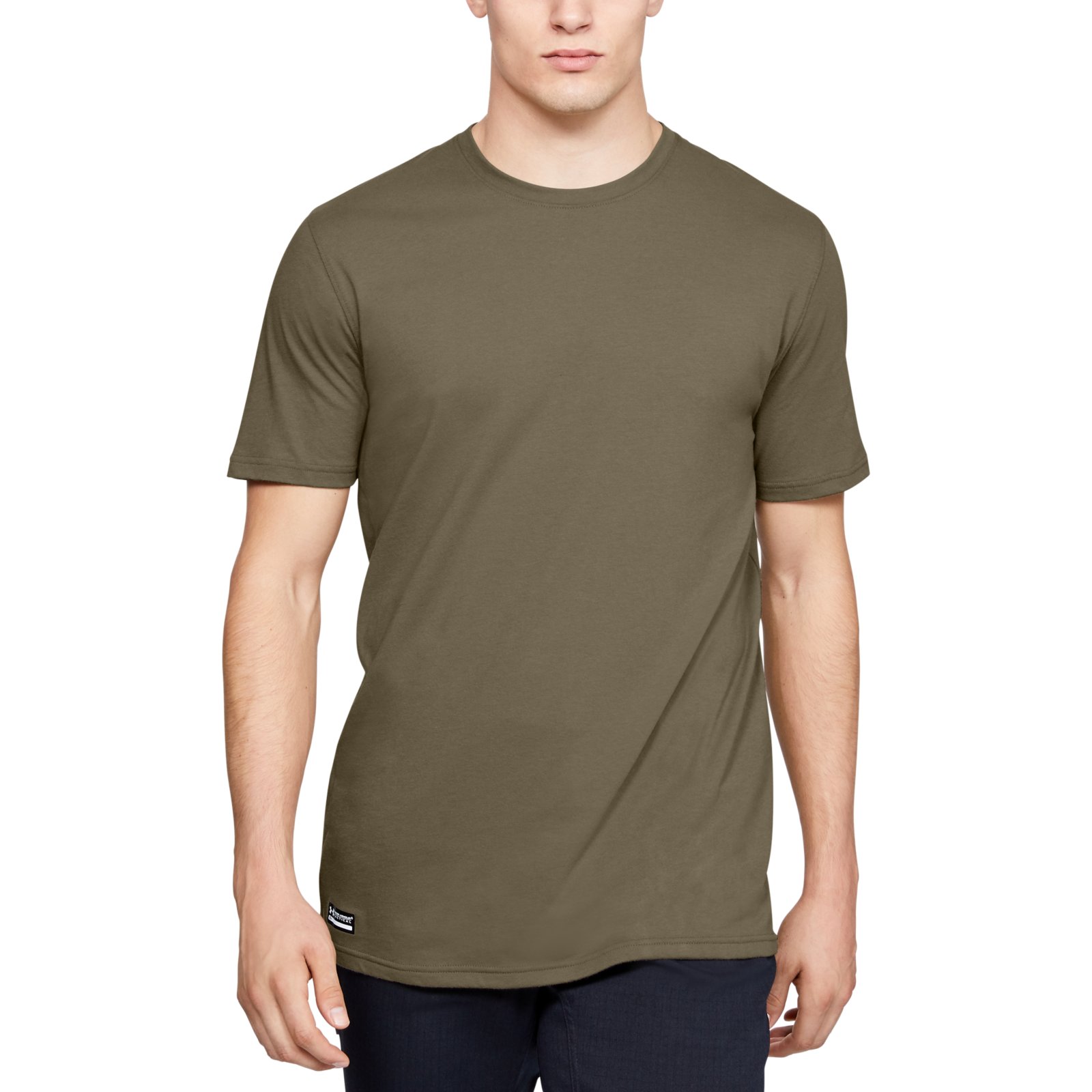 Футболка мужская Under Armour Tactical Cotton T-Shirt бежевая XS