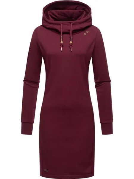 Платье из джерси саберен Ragwear, бордовый