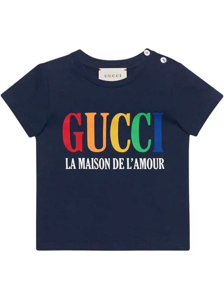 Gucci Kids Baby T-shirt with Gucci print