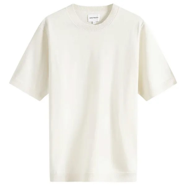 Футболка Norse Projects Rhys Knitted T-Shirt, цвет Kit White