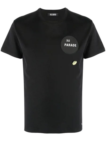 Raf Simons футболка с нашивкой