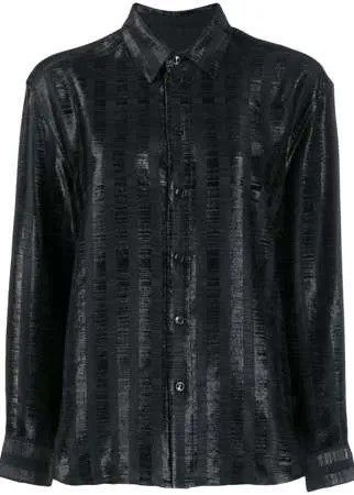 Saint Laurent рубашка с блестками