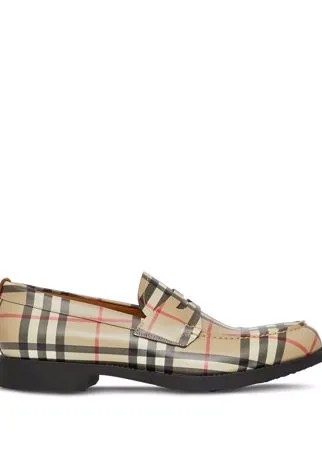 Burberry лоферы Emile в клетку Vintage Check