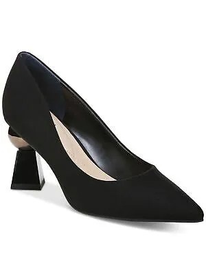 ALFANI Женские черные туфли без шнуровки Justena с острым носком и скульптурным каблуком, 7 м