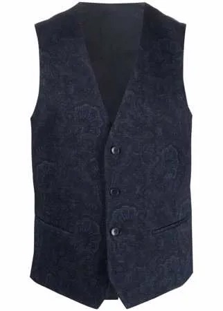 ETRO paisley button-up waistcoat