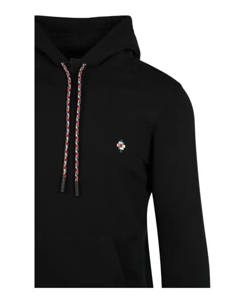 Толстовка с разноцветным крестом Marcelo Burlon, черный
