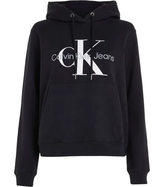 Худи с монограммой Calvin Klein, черный