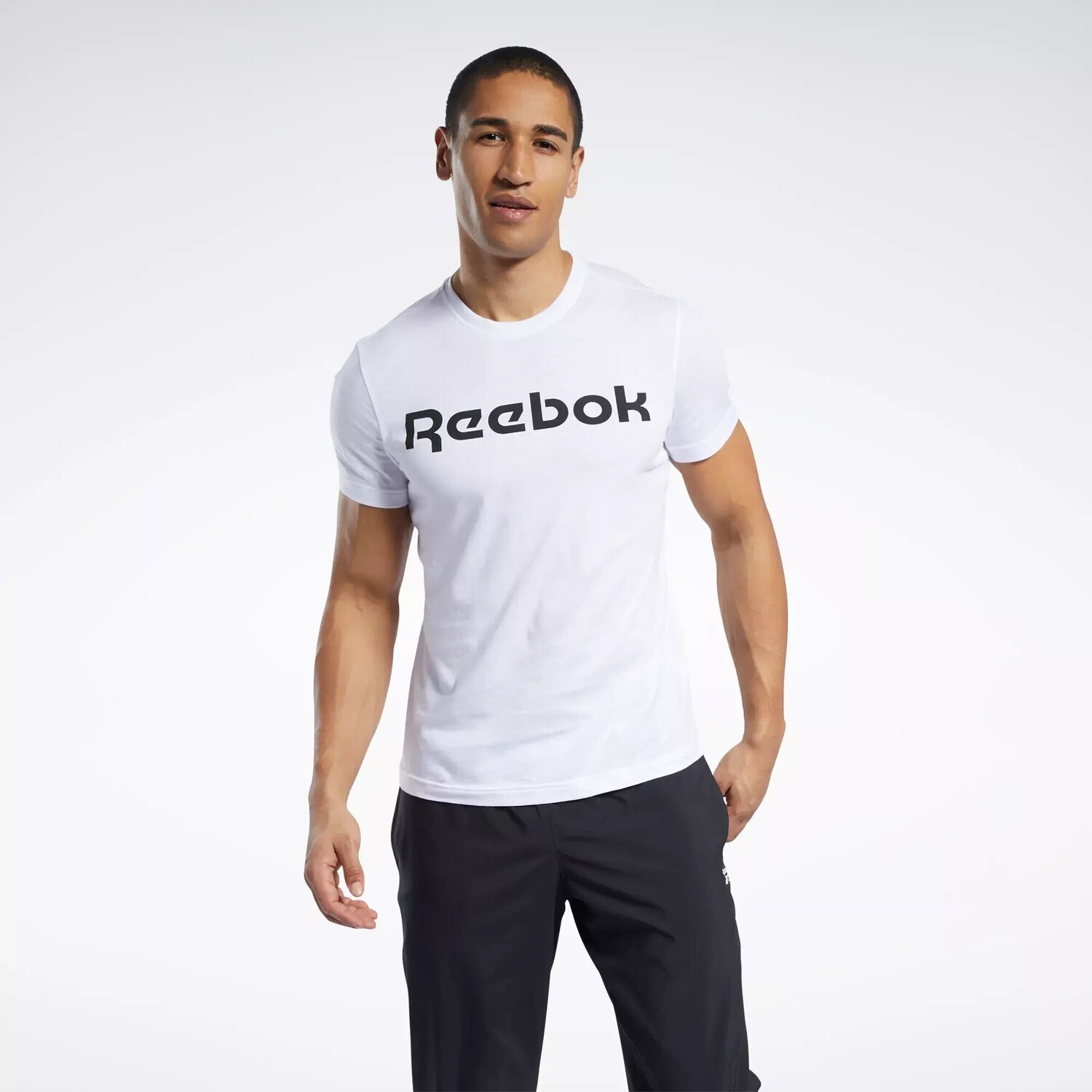 Футболка Gs с линейным чтением Reebok, белый