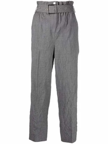 Michael Kors Collection укороченные брюки в тонкую полоску