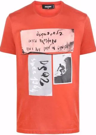 Dsquared2 футболка с графичным принтом