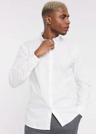 Белая оксфордская рубашка Celio-Белый