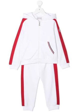 Moncler Enfant спортивный костюм с нашивкой-логотипом