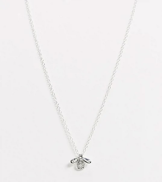 Серебряное ожерелье с подвеской в виде пчелы Kingsley Ryan-Серебристый
