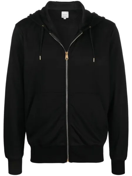 Paul Smith худи тонкой вязки на молнии, черный