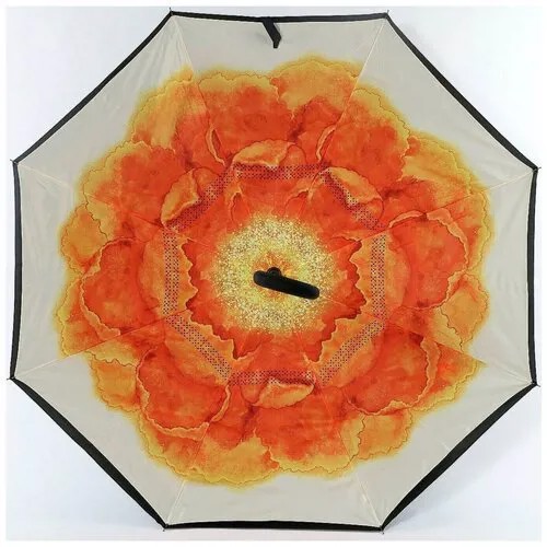 Зонт-трость ArtRain, оранжевый