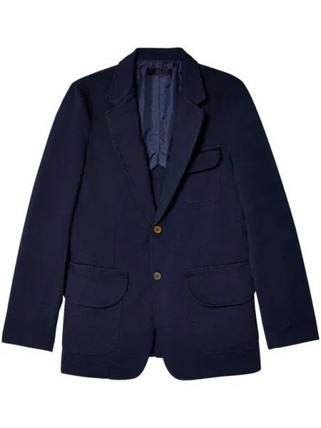 Comme Des Garçons Shirt однобортный блейзер, синий