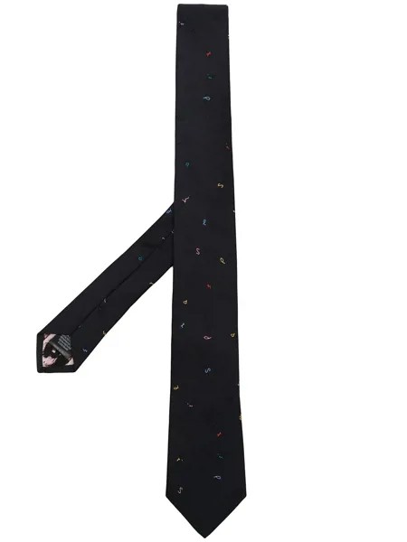 PAUL SMITH шелковый галстук с логотипом