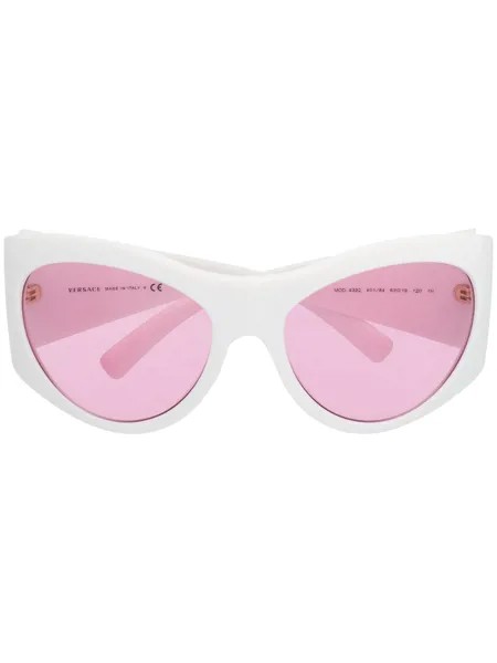 Versace Eyewear солнцезащитные очки VE4392 в овальной оправе