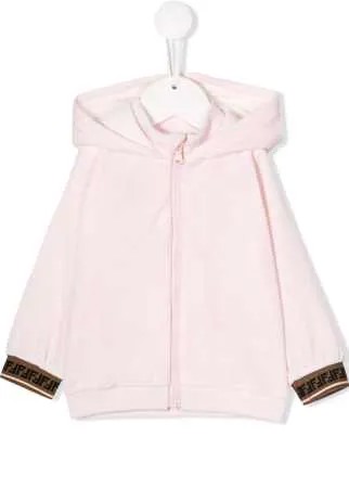 Fendi Kids худи с логотипом FF