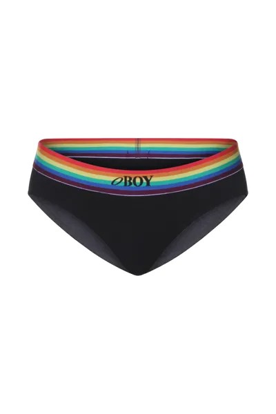 Трусы Oboy U134 RAINBOW, черный