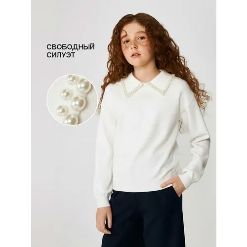 Джемпер Acoola, размер 128, молочный
