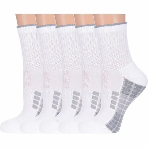 Носки PARA socks, 5 пар, размер 23, белый