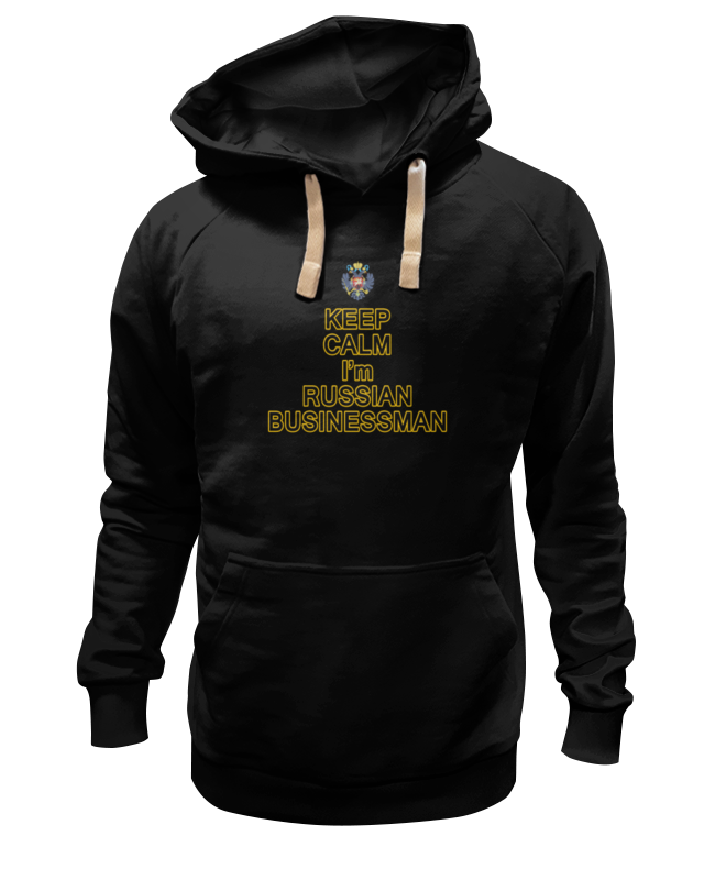 Худи Printio Спокойно! я русский бизнесмен! черное 2XL