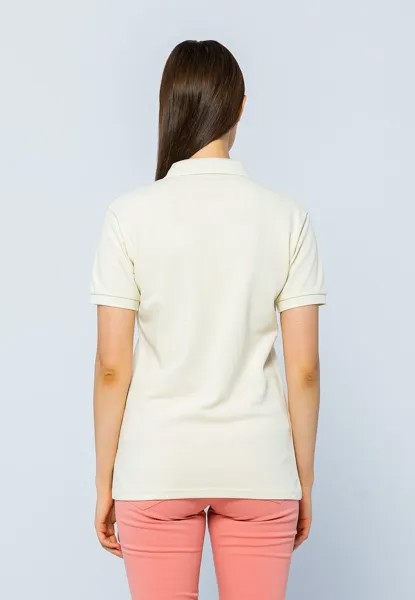 Поло SHORT SLEEVE CASUAL Basics and More, кремовый